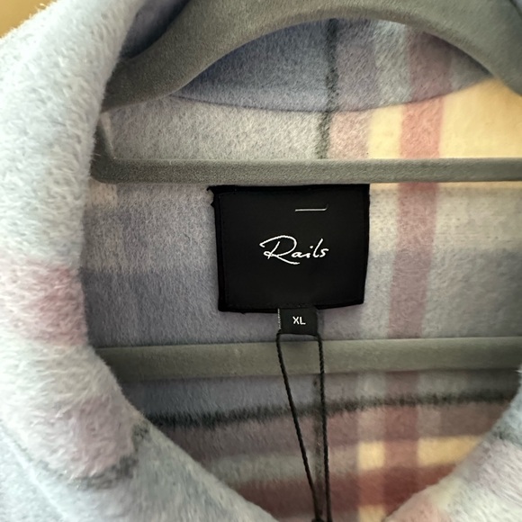 Rails Womens Connie Blue Wool Blend Collared Warm Wool Coat Outerwear NWT - Picture 11 of 11